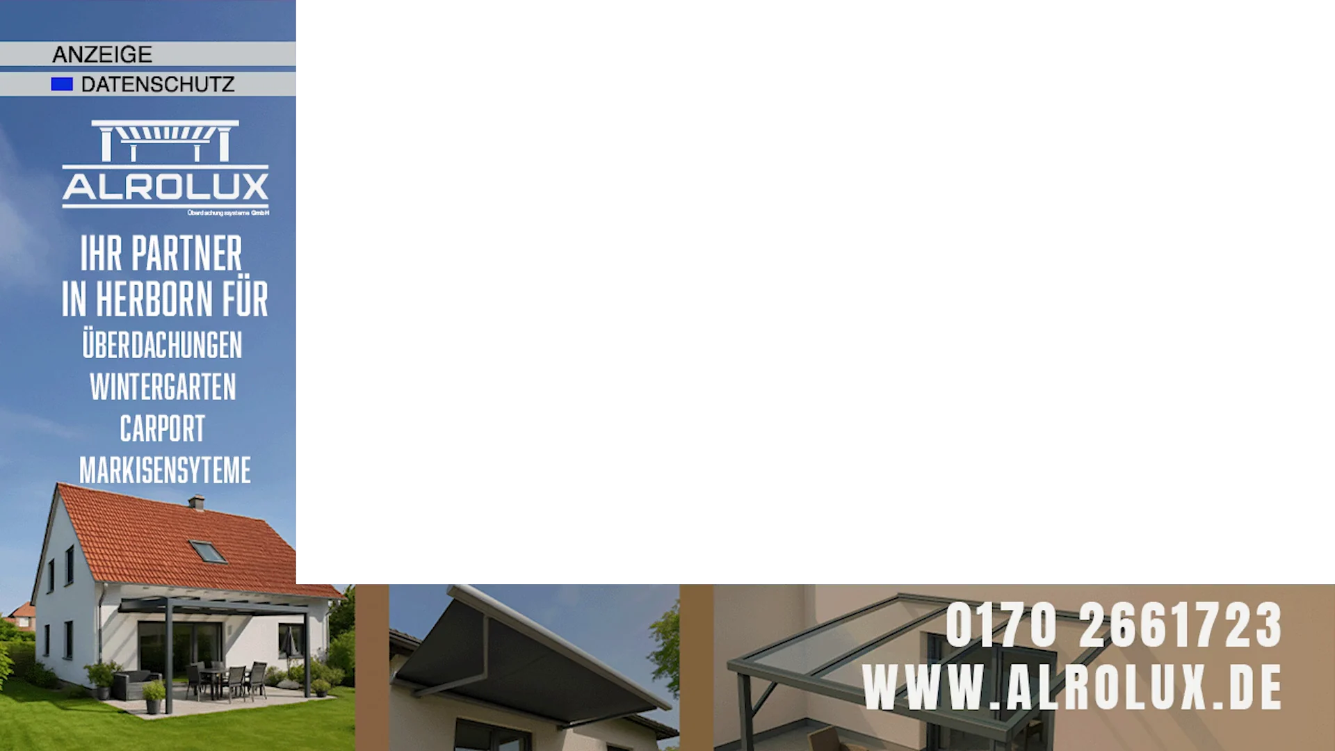Switch-in XXL für Alrolux: das Programm läuft im Fenster weiter, die Werbung rahmt es ein