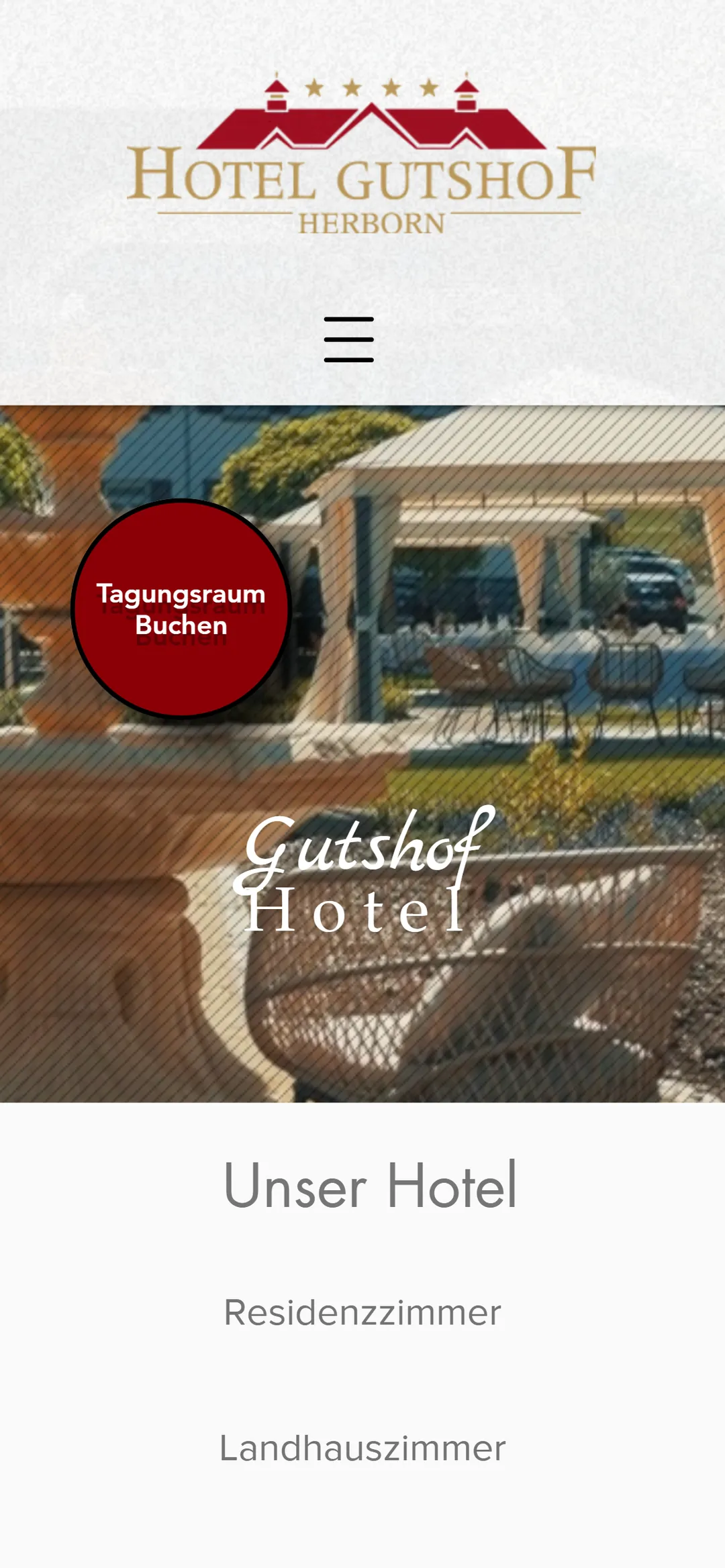 Website Hotel Gutshof Herborn, Handy