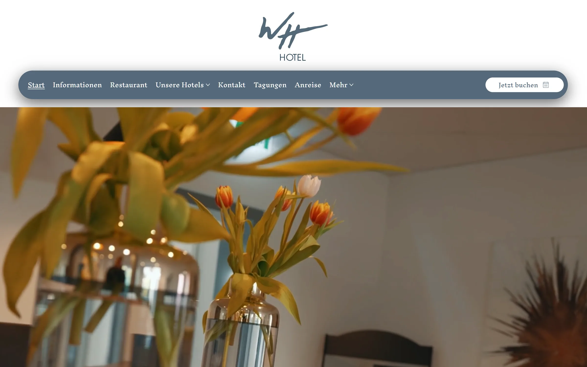 Website Hotel Wetzlarer Hof, Desktop