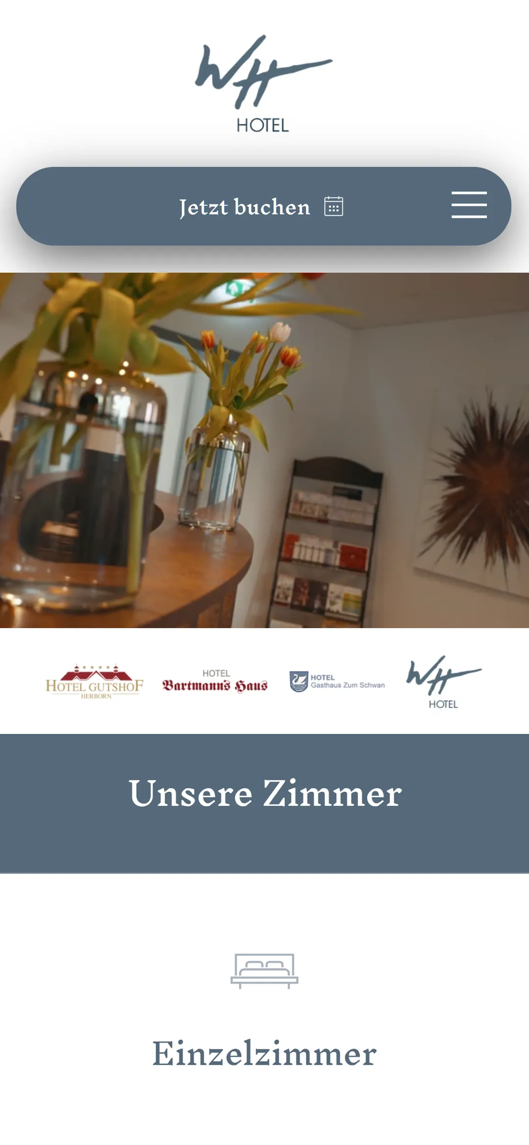 Website Hotel Wetzlarer Hof, Handy