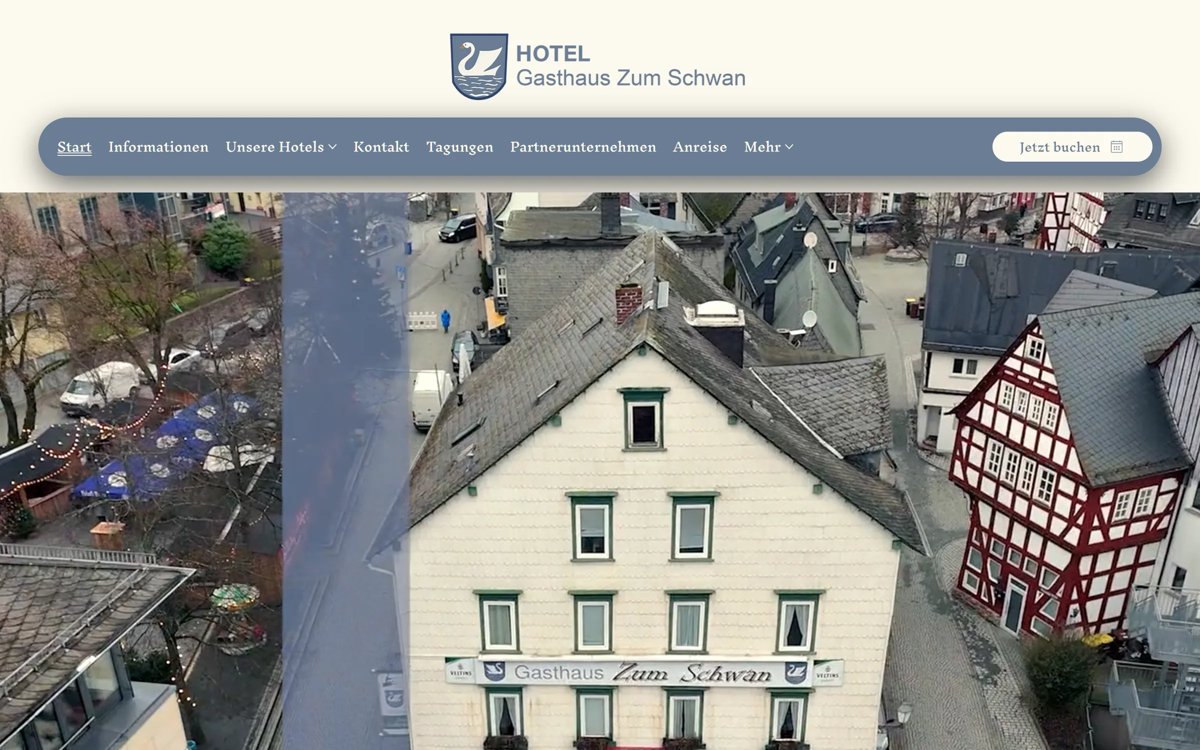 Website Hotel Zum Schwan