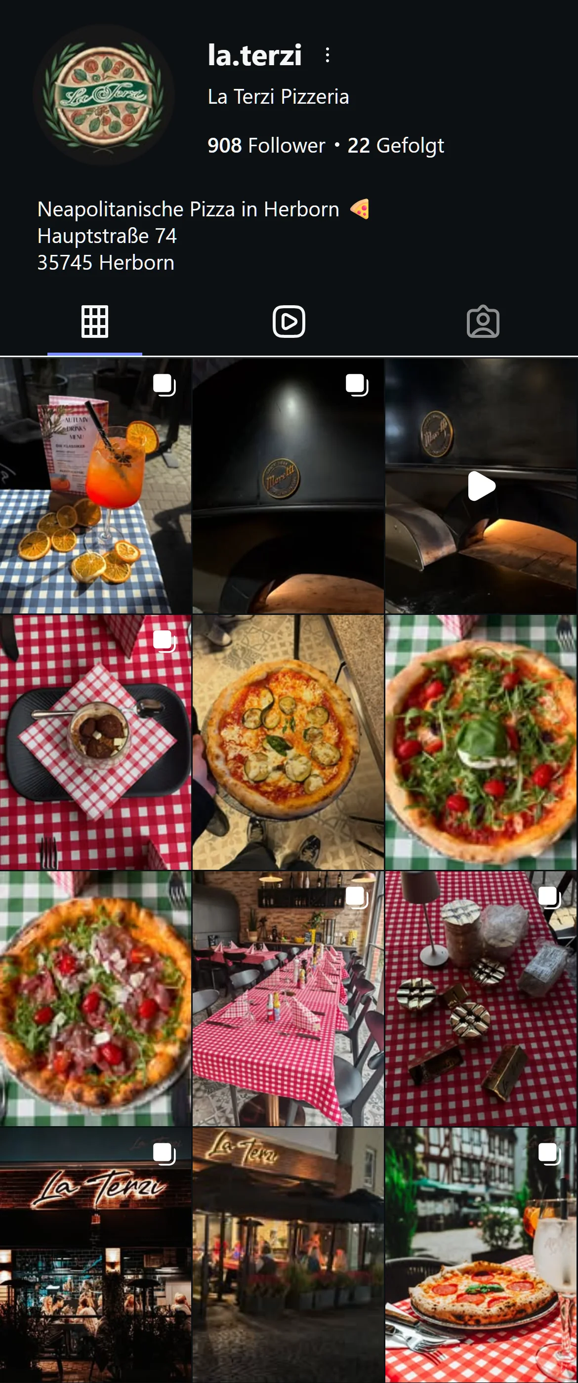 Instagram-Profil @la.terzi