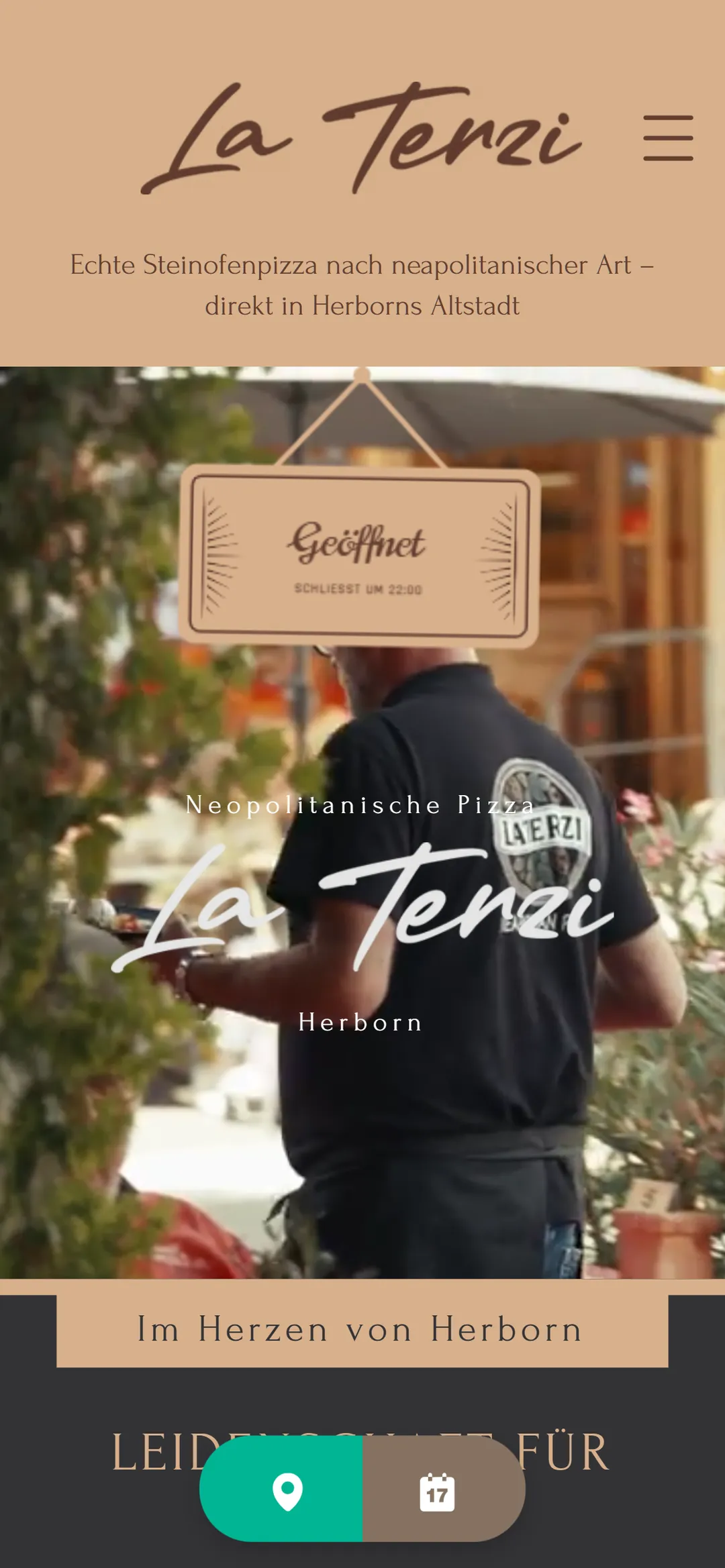 Website La Terzi, Handy