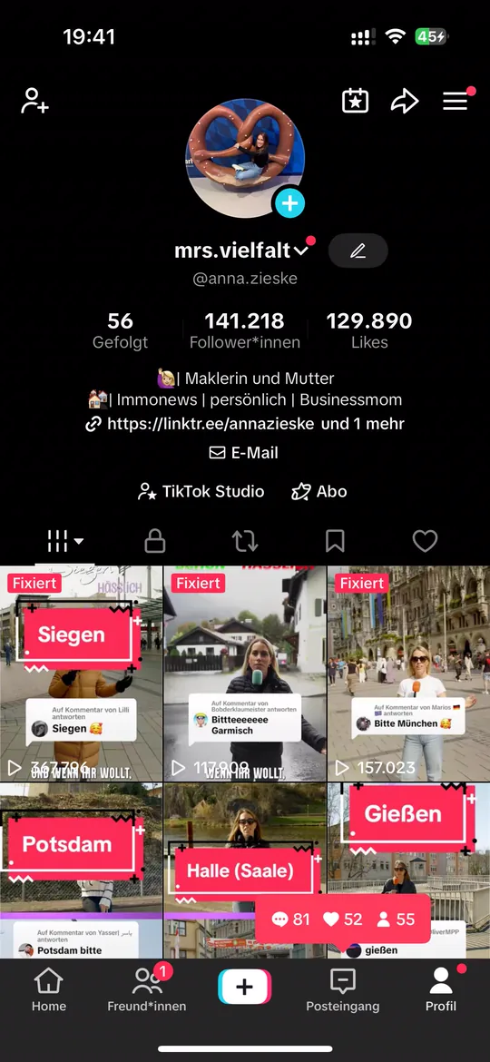 TikTok-Profil