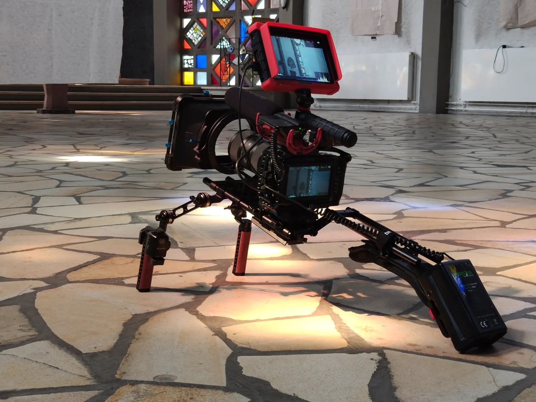 Unsere Kamera am Set – von Haiger gibt es noch kein eigenes Stadtvideo